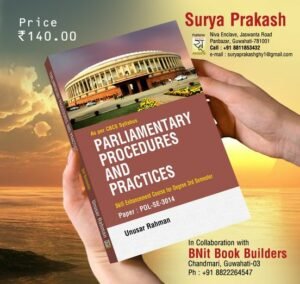 3rd Semester Parliamentary Procedures and Practices - Skill Enhancement Corse Book for Degree 3rd Semester - SURYA PRAKASH